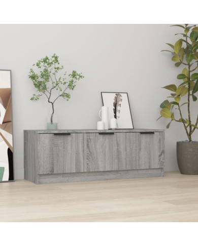 Meuble TV Sonoma gris 102x35x36,5 cm Bois d'ingénierie | Mobilier & Déco