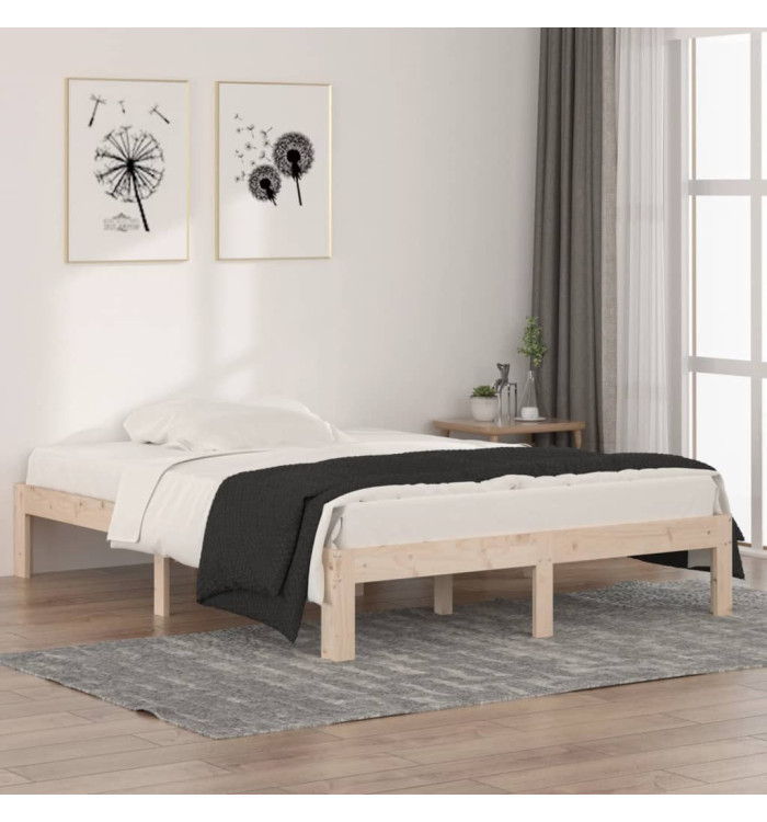 Cadre de lit sans matelas 135x190 cm | Mobilier & Déco