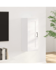 Armoire suspendue Blanc 35x34x90 cm Bois d'ingénierie | Mobilier & Déco
