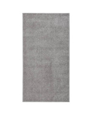 Tapis à poils courts 80x150 cm Gris | Mobilier & Déco