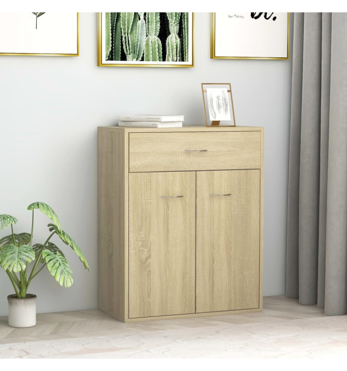 Buffet Chêne sonoma 60x30x75 cm Bois d'ingénierie | Mobilier & Déco