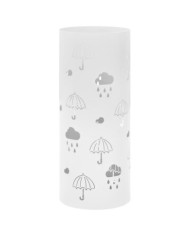 Porte-parapluie Design Parapluies Acier Blanc | Mobilier & Déco