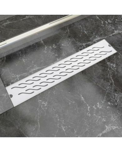Drain de douche linéaire 630 x 140 mm Acier inoxydable | Mobilier & Déco