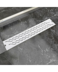 Drain de douche linéaire 630 x 140 mm Acier inoxydable | Mobilier & Déco