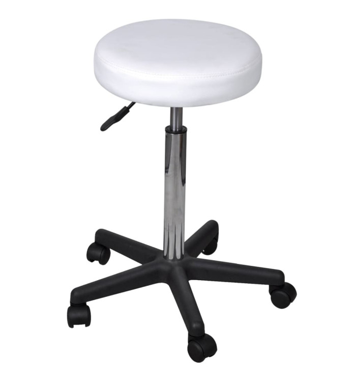 Tabouret de bureau Blanc | Mobilier & Déco