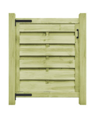 Portillon Bois de pin imprégné 100x100 cm Vert | Mobilier & Déco