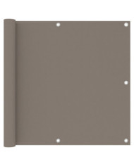 Écran de balcon Taupe 90x500 cm Tissu Oxford | Mobilier & Déco