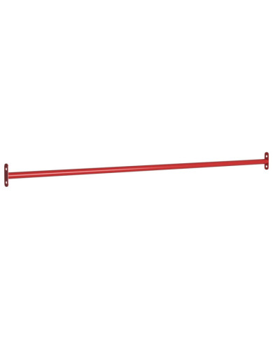 Barre de retournement 125 cm Acier Rouge | Mobilier & Déco