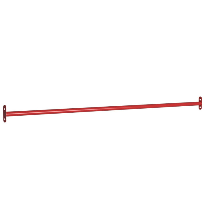 Barre de retournement 125 cm Acier Rouge | Mobilier & Déco