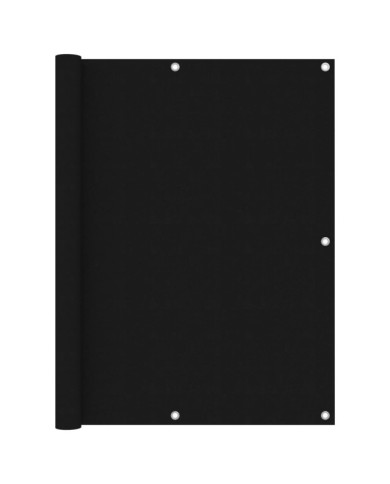 Écran de balcon Noir 120x500 cm Tissu Oxford | Mobilier & Déco