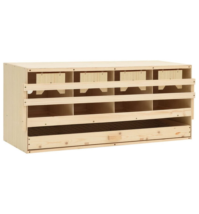 Pondoir 4 compartiments 106x40x45 cm bois de pin massif | Mobilier & Déco