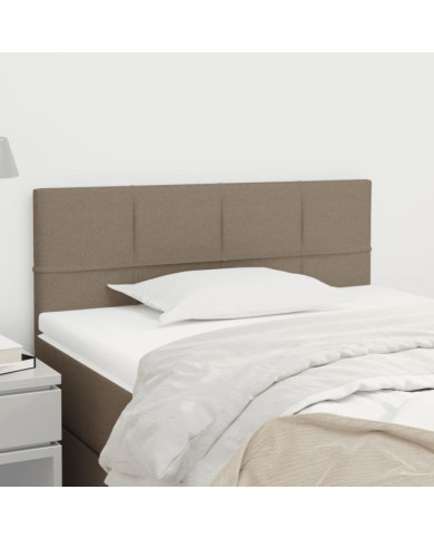 Tête de lit Taupe 100x5x78/88 cm Tissu | Mobilier & Déco
