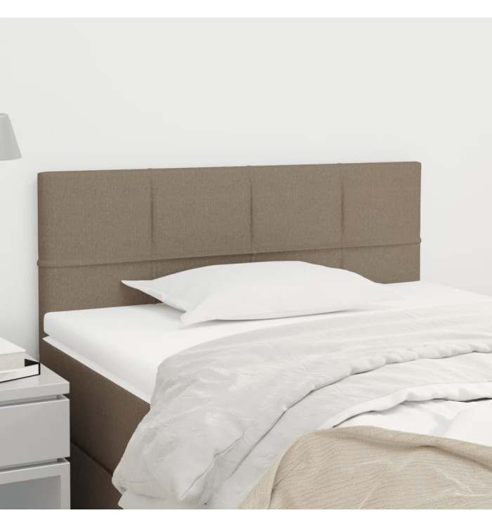 Tête de lit Taupe 100x5x78/88 cm Tissu | Mobilier & Déco