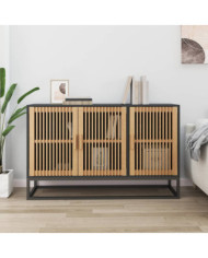 Buffet noir 105x30x65 cm bois d'ingénierie | Mobilier & Déco