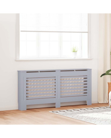 Cache-radiateur anthracite 172x19x81,5 cm MDF | Mobilier & Déco