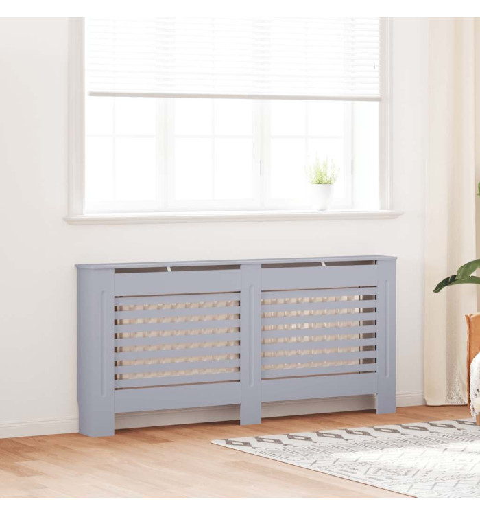 Cache-radiateur anthracite 172x19x81,5 cm MDF | Mobilier & Déco