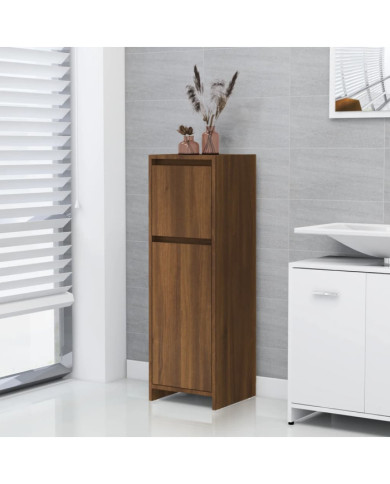 Armoire de bain Chêne marron 30x30x95 cm Bois d'ingénierie | Mobilier & Déco