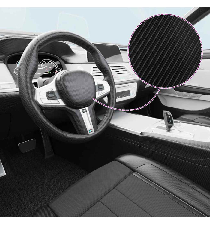 Films 4D de voiture 2 pcs Noir 100x150 cm | Mobilier & Déco
