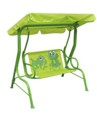 Siège balançoire pour enfants vert | Mobilier & Déco