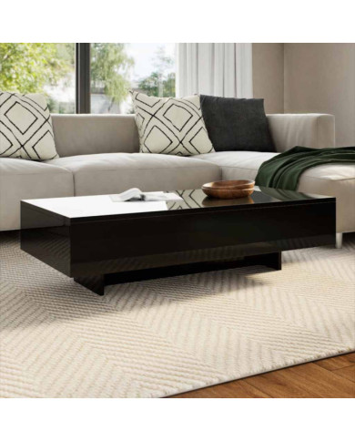 Table basse noir brillant | Mobilier & Déco