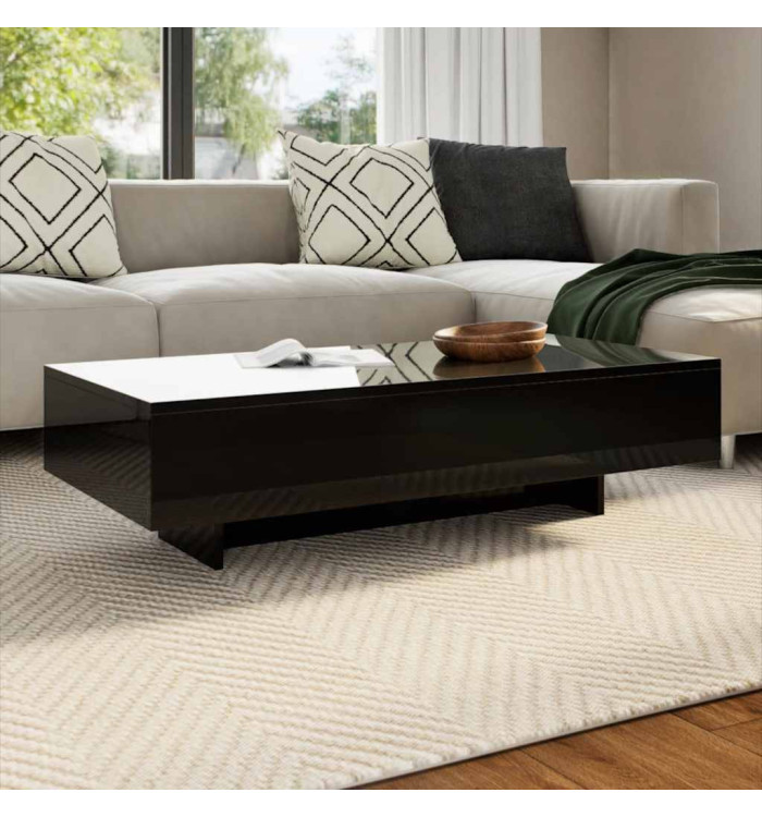 Table basse noir brillant | Mobilier & Déco