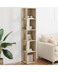 Armoire d'angle Chêne sonoma 33x33x164,5 cm Bois d'ingénierie | Mobilier & Déco