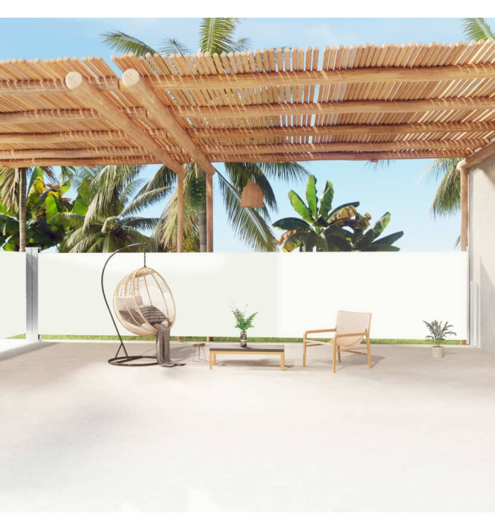 Auvent latéral rétractable Crème 160x1200 cm | Mobilier & Déco