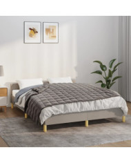 Couverture lestée Gris 138x200 cm 6 kg Tissu | Mobilier & Déco