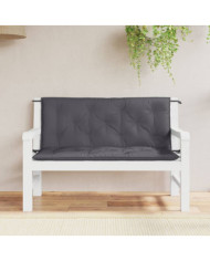 Coussins de banc de jardin lot de 2 anthracite tissu Oxford | Mobilier & Déco