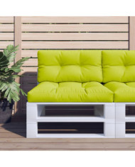 Coussin de palette vert vif 70x40x12 cm tissu | Mobilier & Déco