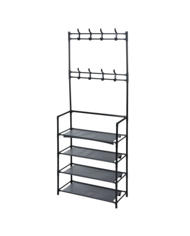 Storage solutions Porte-vêtements avec 4 étagères 60x26x155 cm | Mobilier & Déco