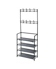 Storage solutions Porte-vêtements avec 4 étagères 60x26x155 cm | Mobilier & Déco