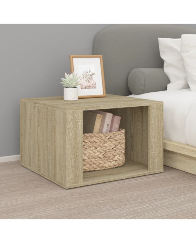 Table de chevet Chêne sonoma 57x55x36 cm Bois d'ingénierie | Mobilier & Déco