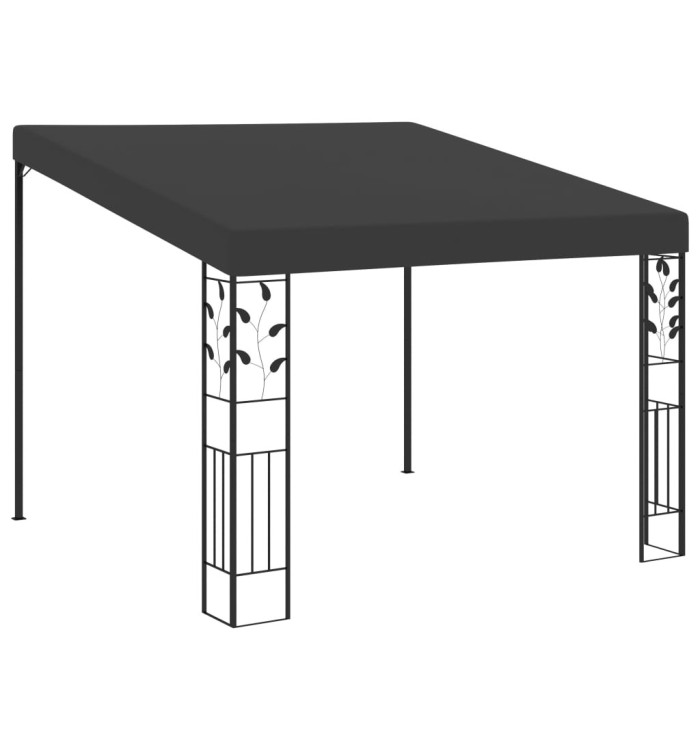 Belvédère à montage mural 3x3x2,5 m Anthracite | Mobilier & Déco