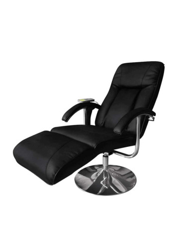 Fauteuil de massage Noir Similicuir | Mobilier & Déco
