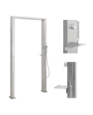 Douche d'extérieur à double jet Acier inoxydable | Mobilier & Déco