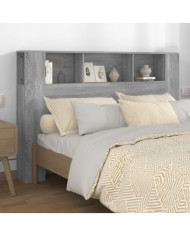 Armoire de tête de lit Sonoma gris 160x18,5x104,5 cm | Mobilier & Déco