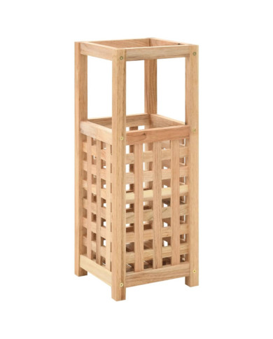 Porte-parapluie 18 x 18 x 50 cm Bois de noyer massif | Mobilier & Déco
