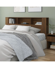 Armoire de tête de lit Chêne marron 200x18,5x104,5 cm | Mobilier & Déco