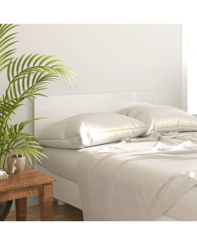 Tête de lit Blanc brillant 160x1,5x80 cm Bois d'ingénierie | Mobilier & Déco
