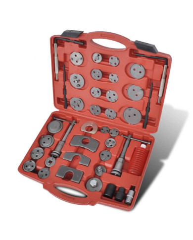 Kit d'outils de filetage de piston d'étrier 40 pcs | Mobilier & Déco