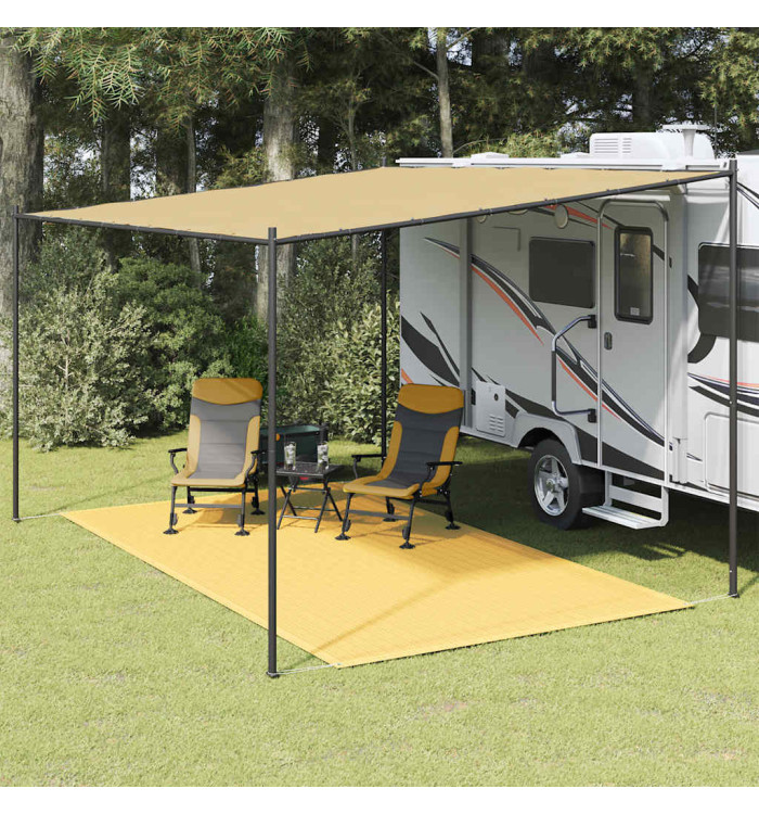 Tapis de tente 250x450 cm Beige | Mobilier & Déco