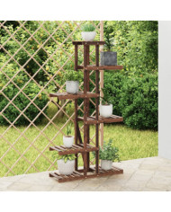 Support à fleurs 75x25x140,5 cm bois massif de sapin | Mobilier & Déco