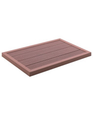 Élément de plancher pour douche solaire Marron 101x63x5,5cm WPC | Mobilier & Déco