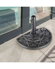 HI Demi-socle de parasol Noir | Mobilier & Déco