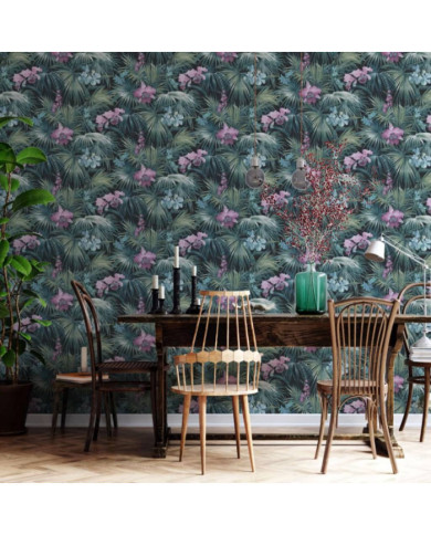 Noordwand Papier peint Tropical Flowers Vert | Mobilier & Déco