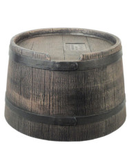 Nature Support de baril d'eau de pluie 30,5x58 cm Marron | Mobilier & Déco