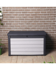 Keter Boîte de rangement de jardin Denali 380 L Anthracite | Mobilier & Déco