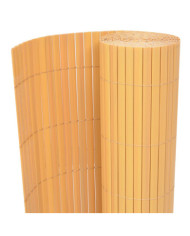 Clôture de jardin Double face PVC 90 x 300 cm Jaune | Mobilier & Déco