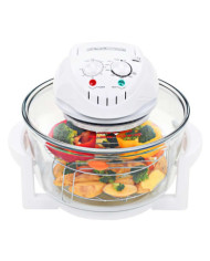Four à convection halogène avec bague d'extension 1400 W 17 L | Mobilier & Déco